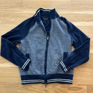Men’s Banana Republic full-zip sweater (Italian yarn) with pocket detail, size M